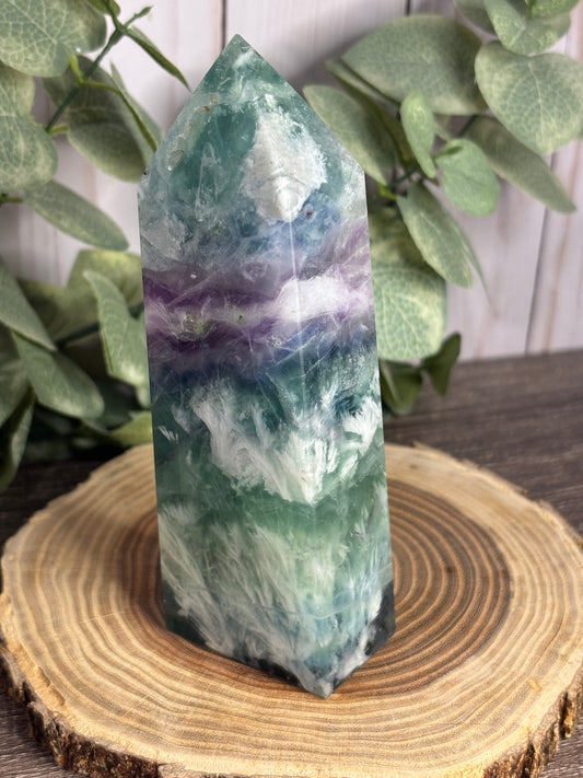 Snowflake/Feather Fluorite Towers