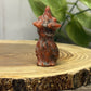 Crystal Cats with Hats Carvings