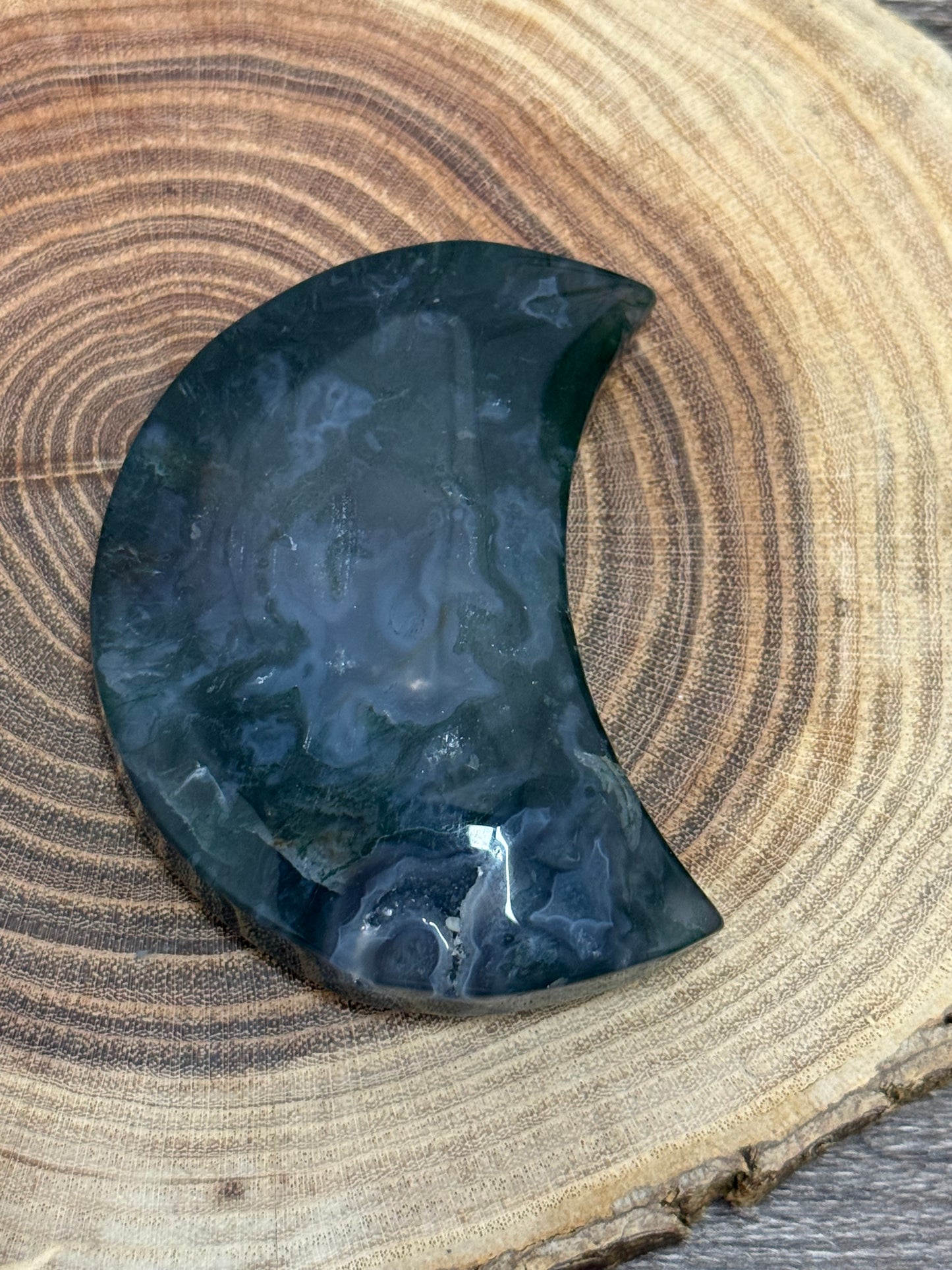 Moss Agate Moon