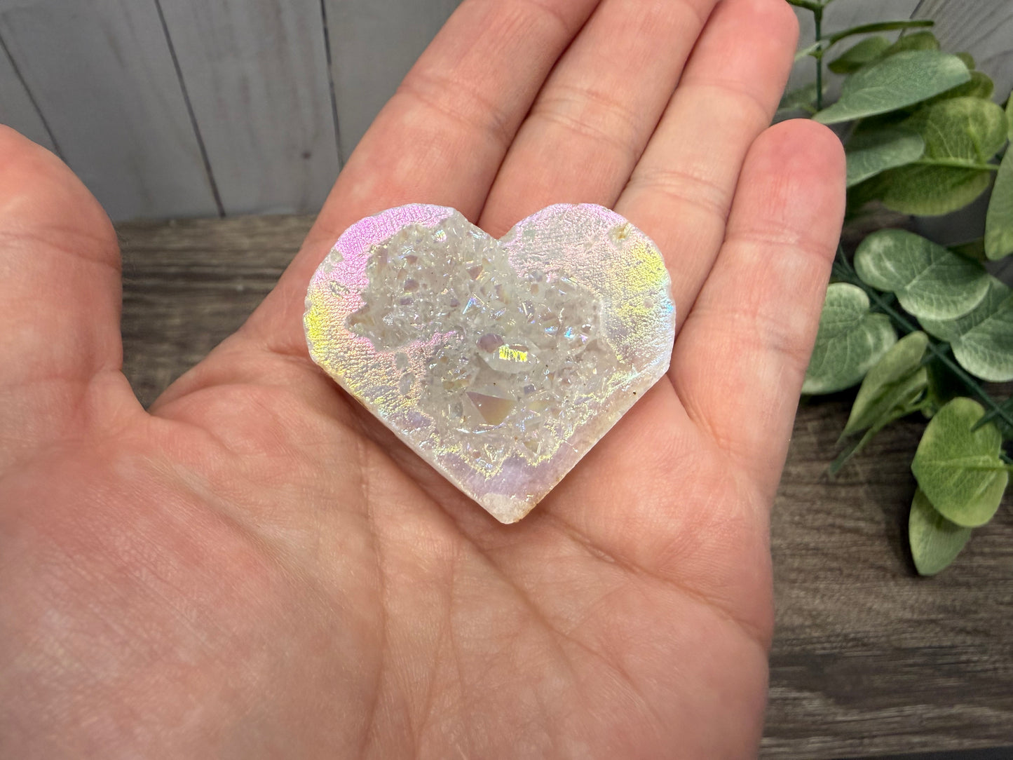Druzy Geode Agate Hearts