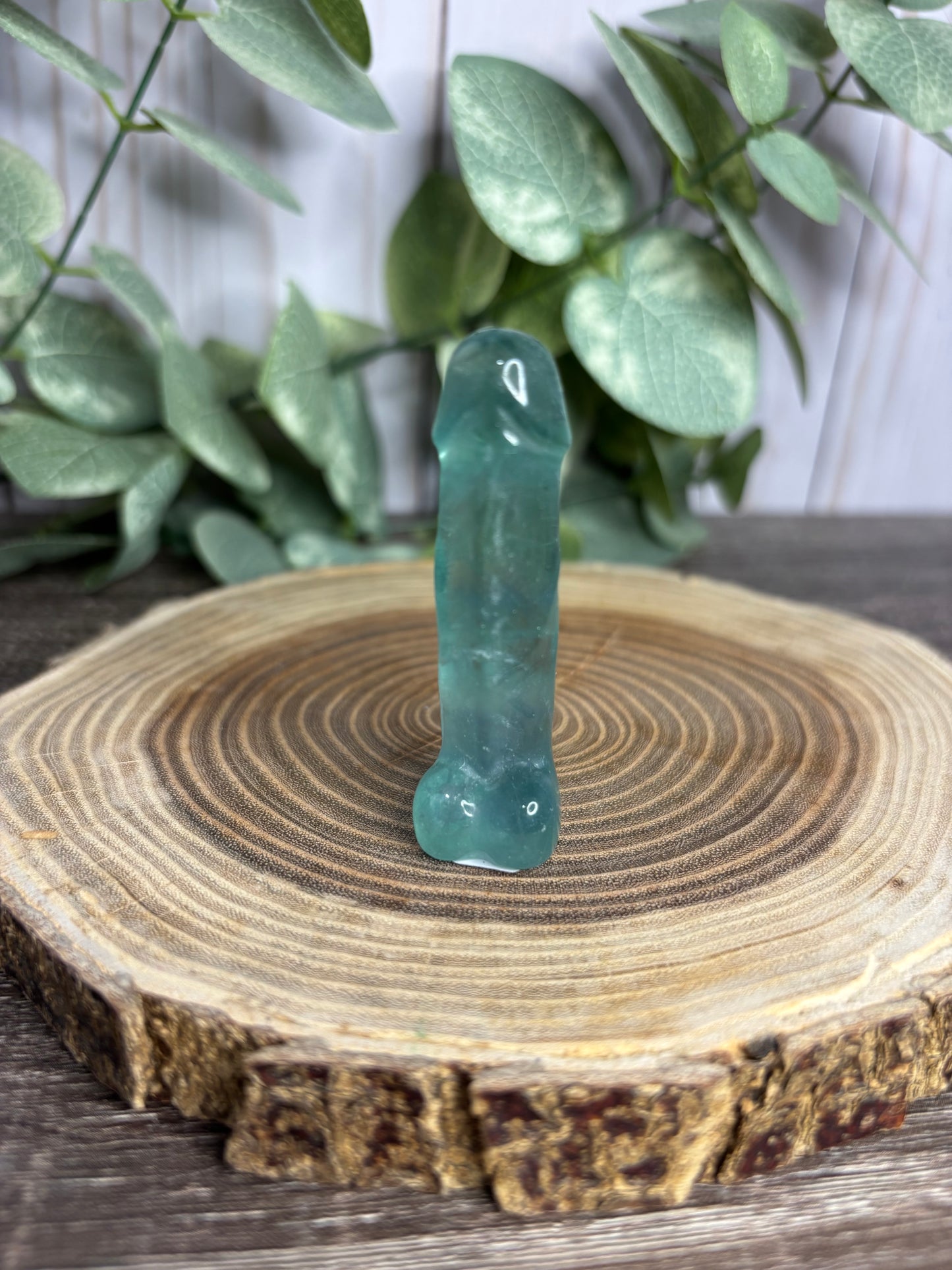 Fluorite Penis Carving