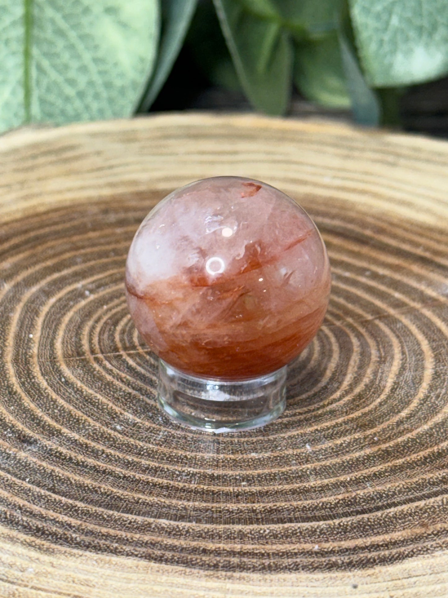 Fire Quartz Small Spheres