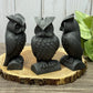 Shungite Owl Carvings