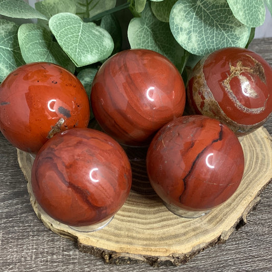 Red Jasper Spheres