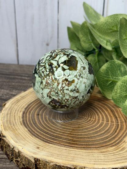 Rainforest Agate Sphere