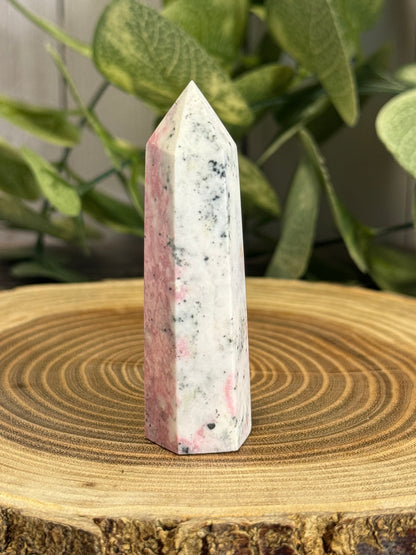 Pink Rhodonite Towers