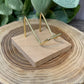 Wooden Stand with Gold Wire