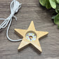 Wooden Light Up Sphere Stand
