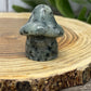 Crystal Ghost Carving With Mushroom Hat
