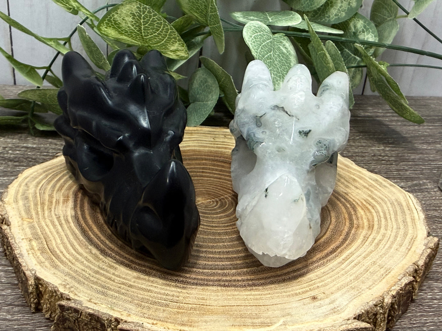 Dragon Head Carvings