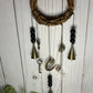 Witch Bells for Home Protection - 3 Bronze Bells, 1 jar, and charms