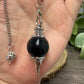 Pendulum Rounded - Black Obsidian