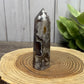Black Flower Agate Towers