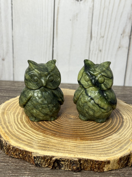 Owl - Green Jade