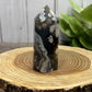 Black Flower Agate Towers