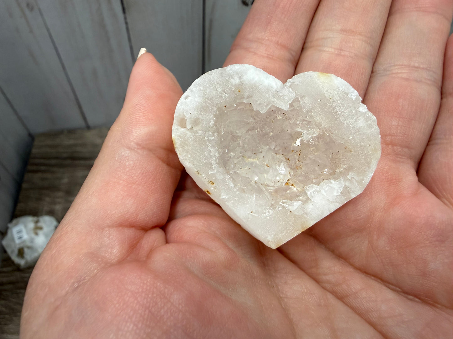 Druzy Geode Agate Hearts