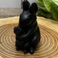 Rabbit Carving - Mom and Baby