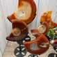 Carnelian Moons on Stands