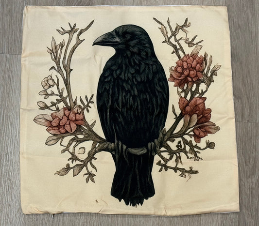 Bird Raven Crow Pillow Case