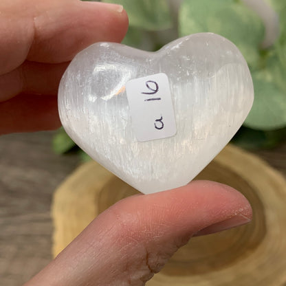 Selenite Hearts