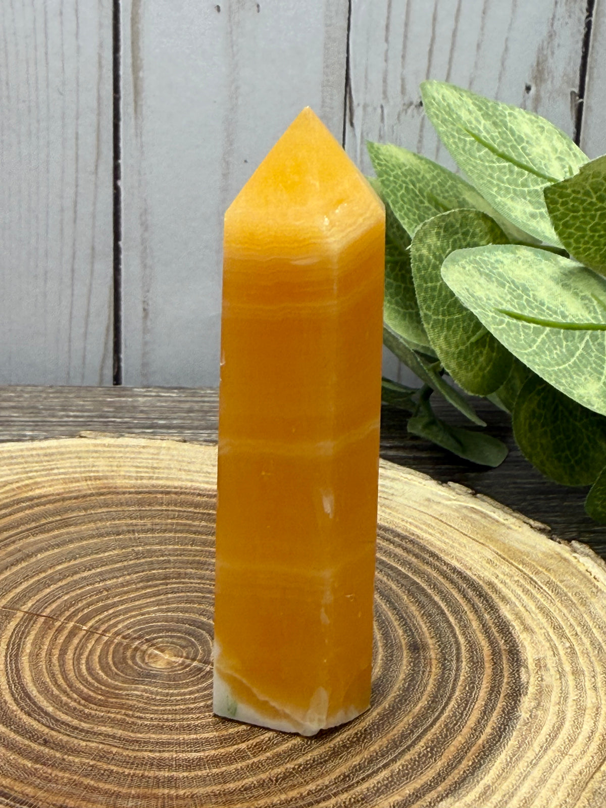Orange Calcite Tower
