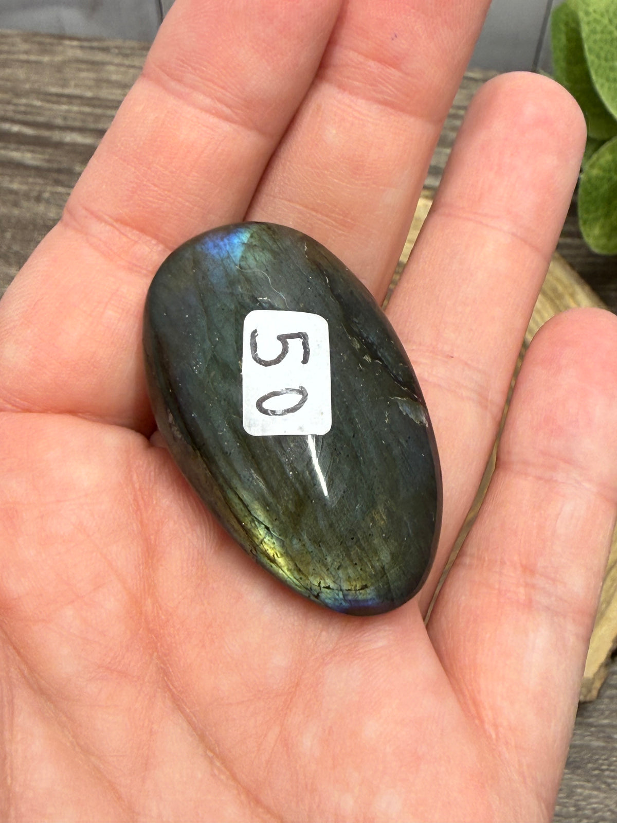 Labradorite Palm Stones - small