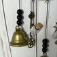 Witch Bells for Home Protection, 3 Bells, charms and 2 crystal bottles