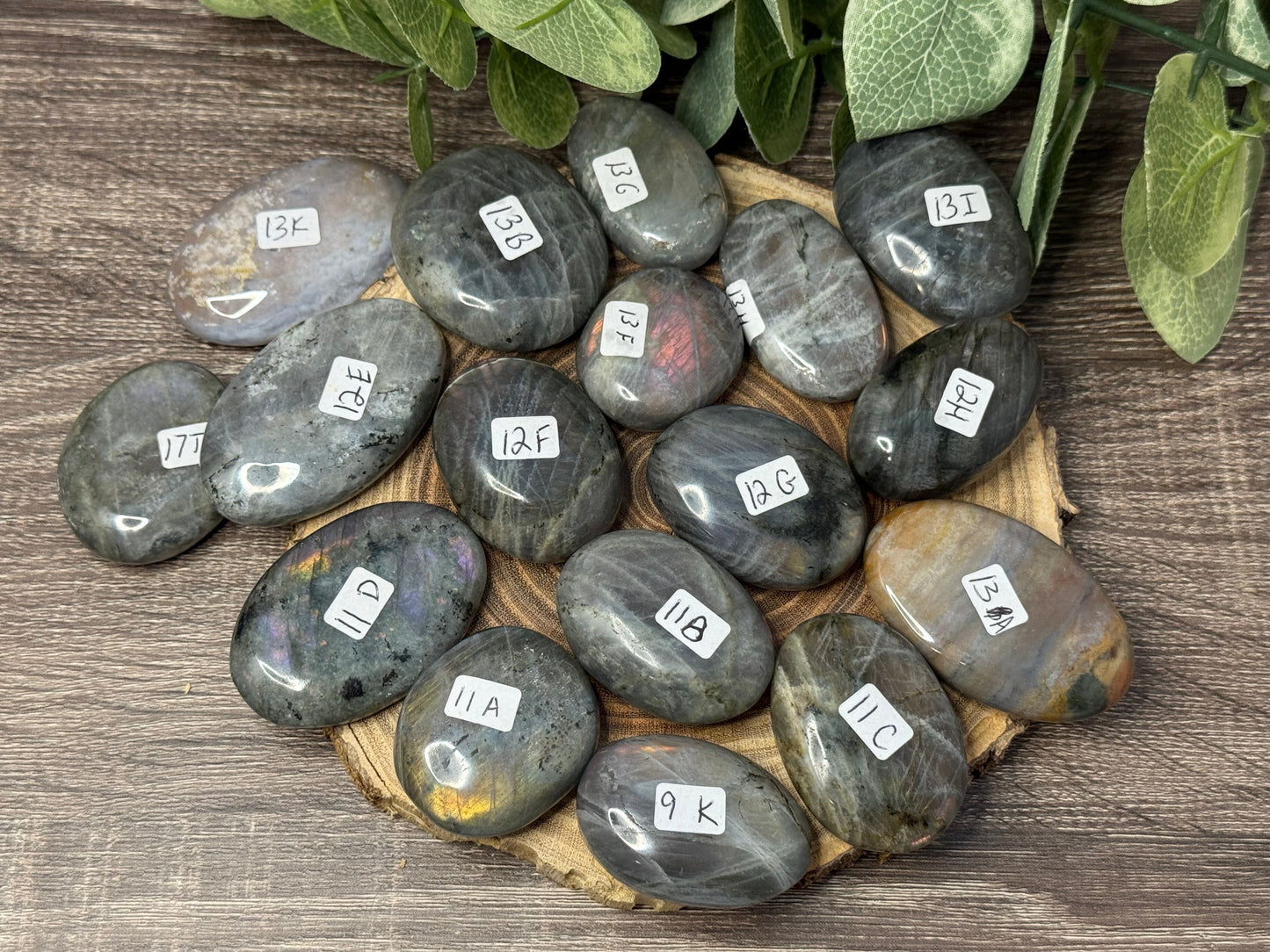 Labradorite Palm Stones