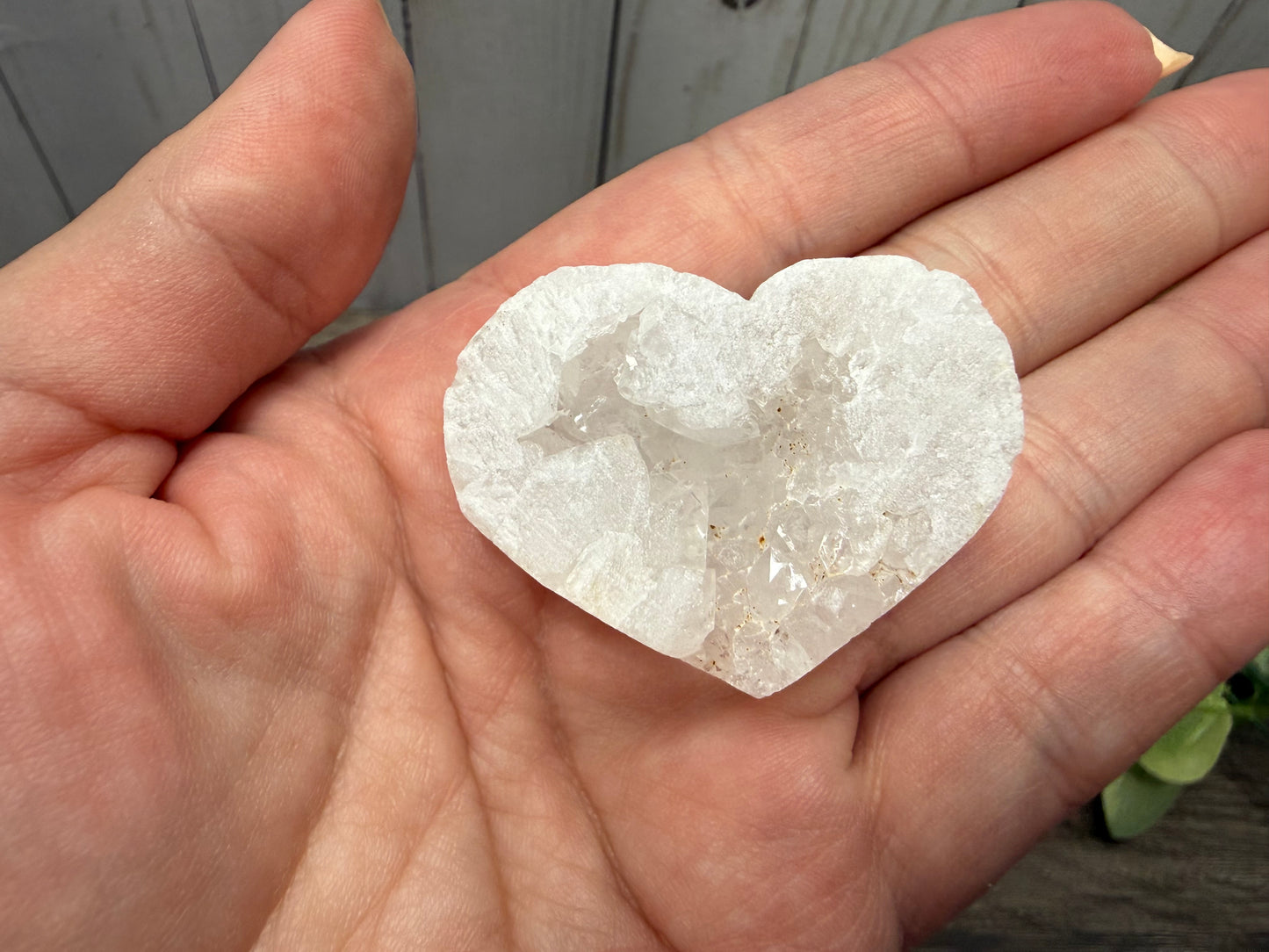 Druzy Geode Agate Hearts