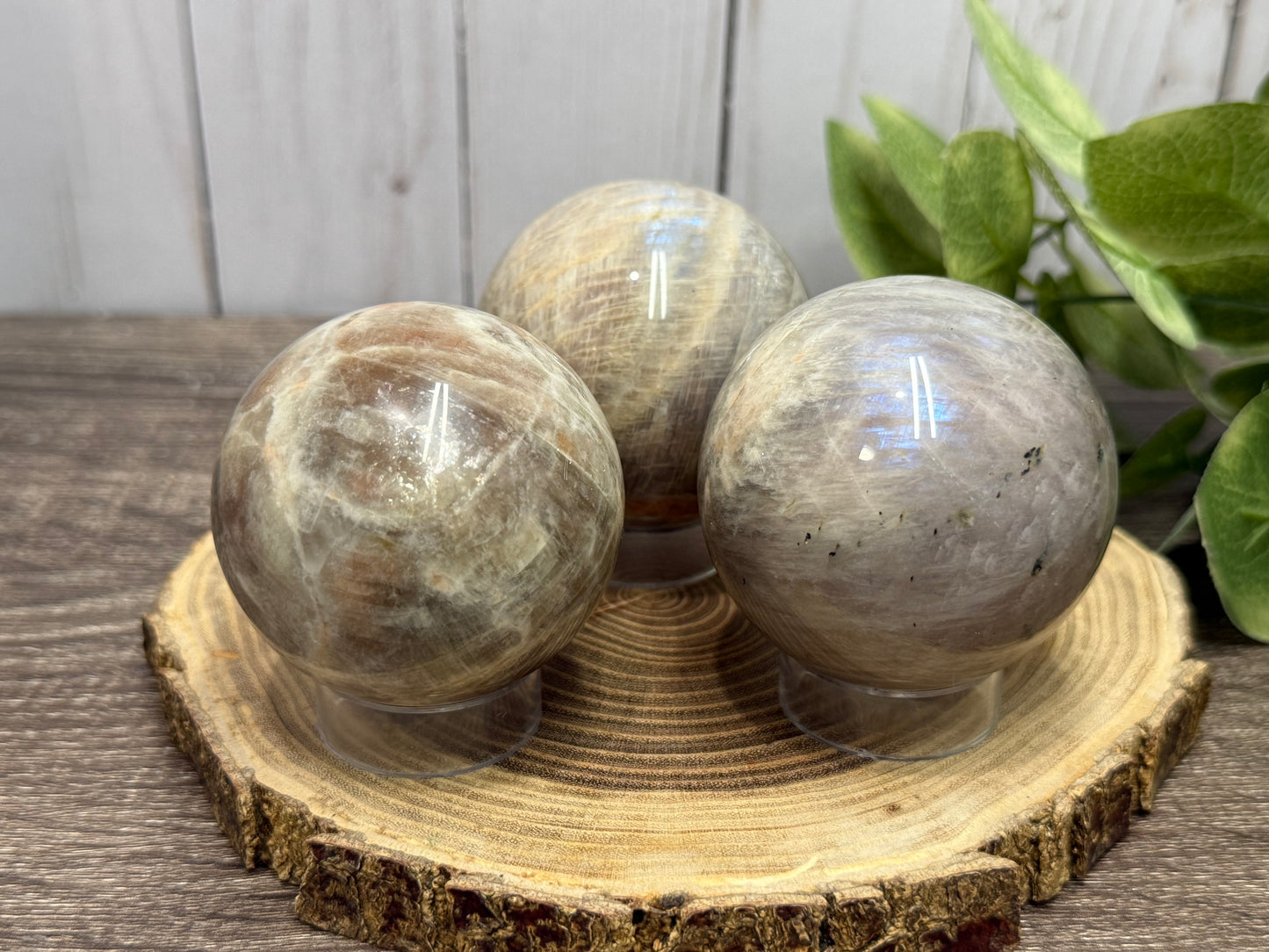 Grey Moonstone Sphere