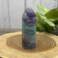 Purple and Green Fluorite Towers