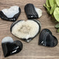 Black Agate Hearts