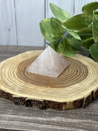 Rose Quartz Pyramid