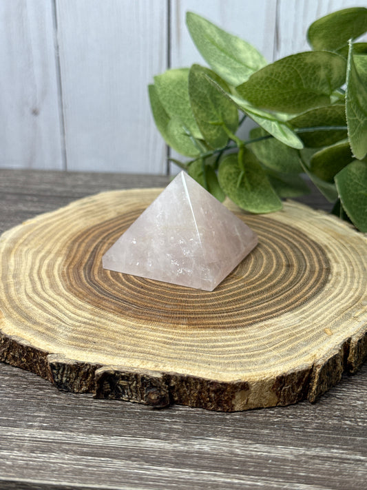 Rose Quartz Pyramid