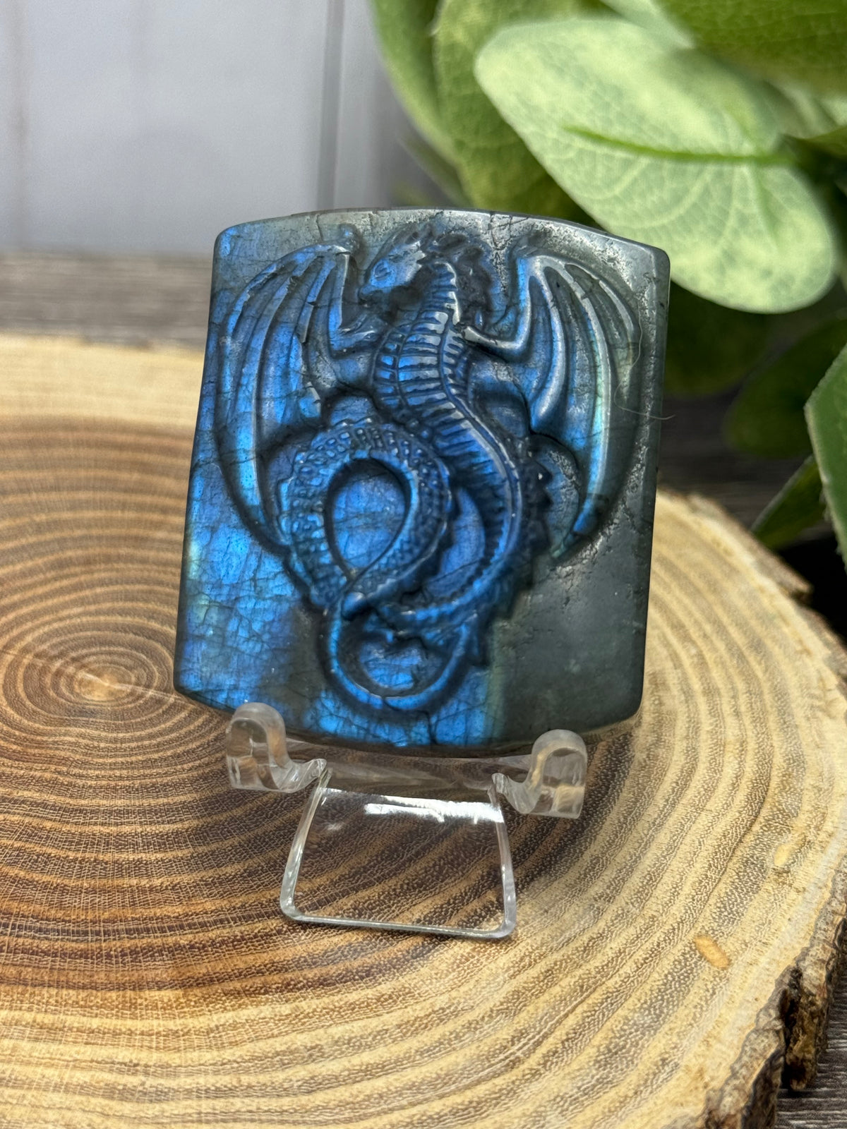 Labradorite Carved Dragons