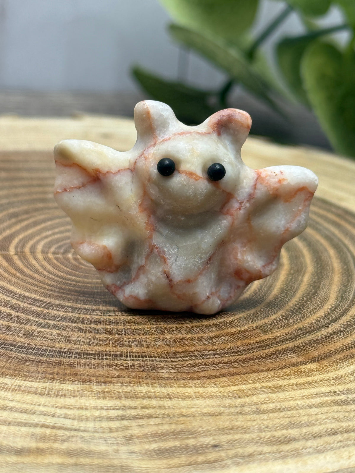 Crystal Bat Carving