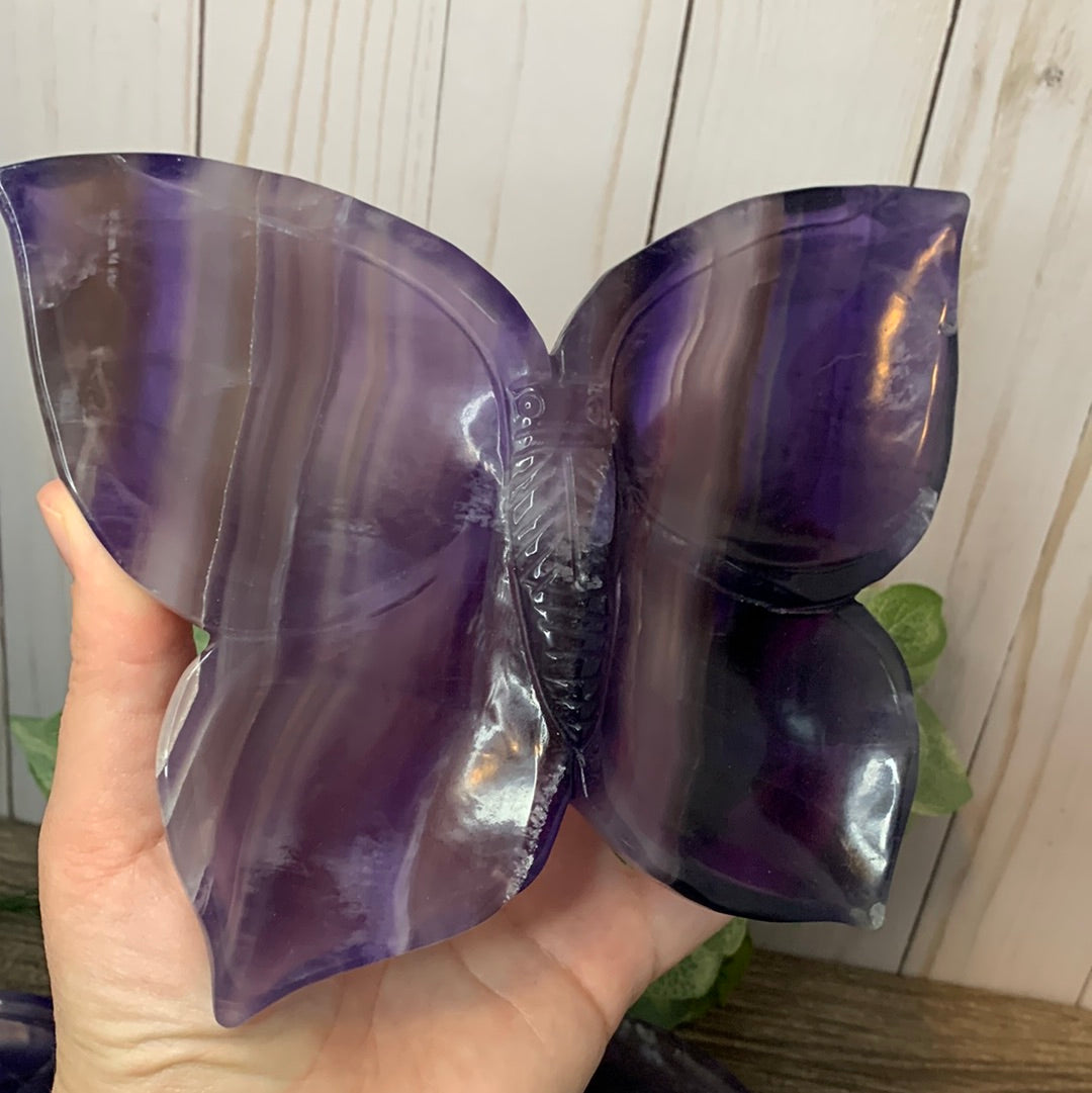 Butterfly Dish - Fluorite