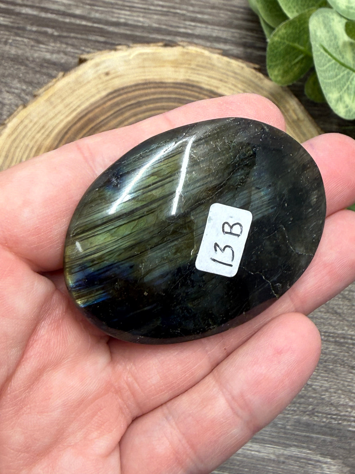 Labradorite Palm Stones - small