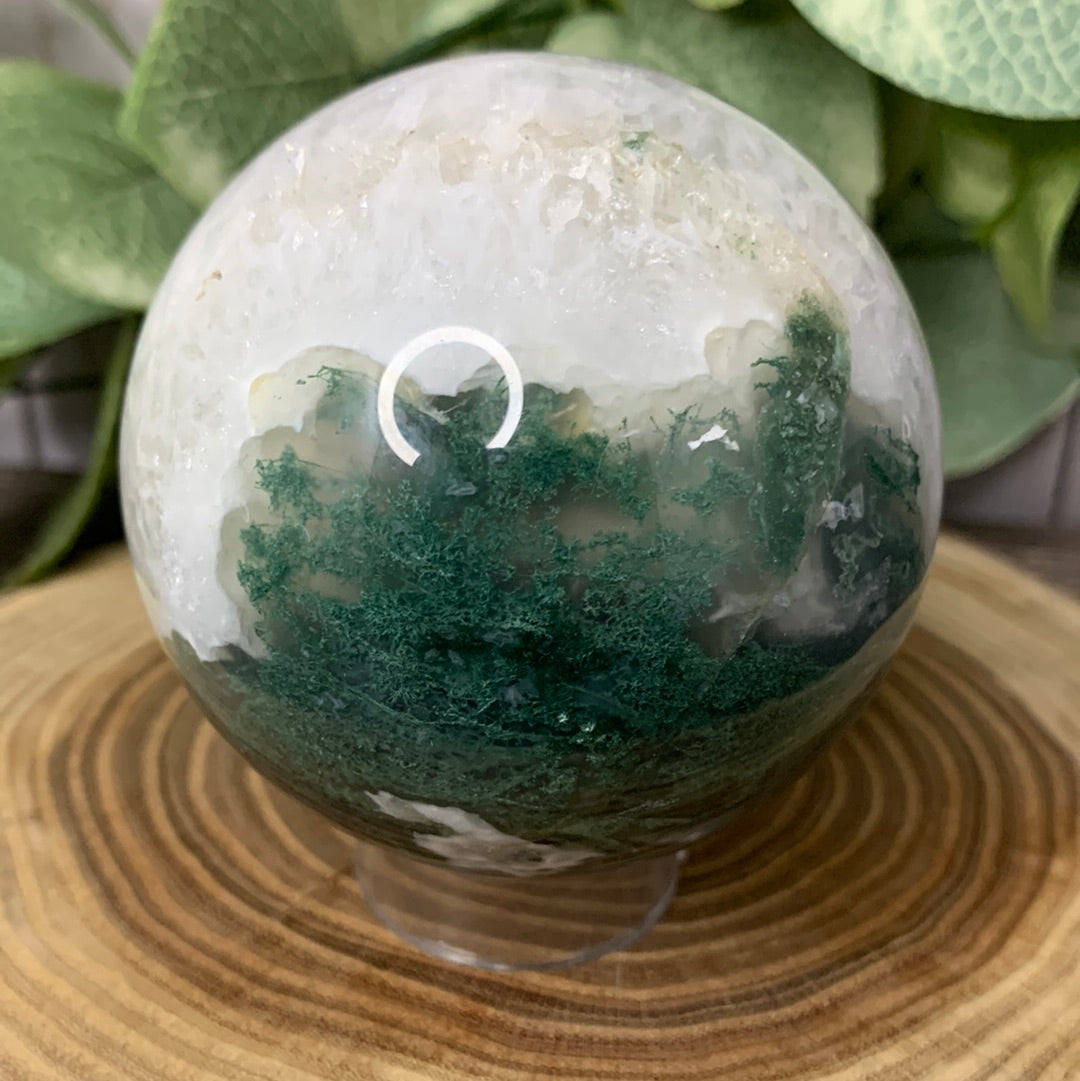 Moss Agate Spheres