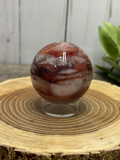 Fire Quartz Spheres