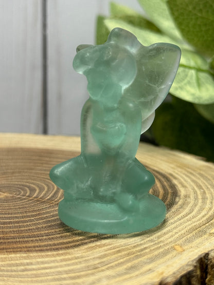 Fluorite Fairy Tinkerbell Carving