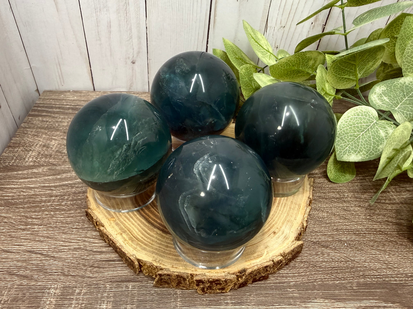 Blue Fluorite Sphere