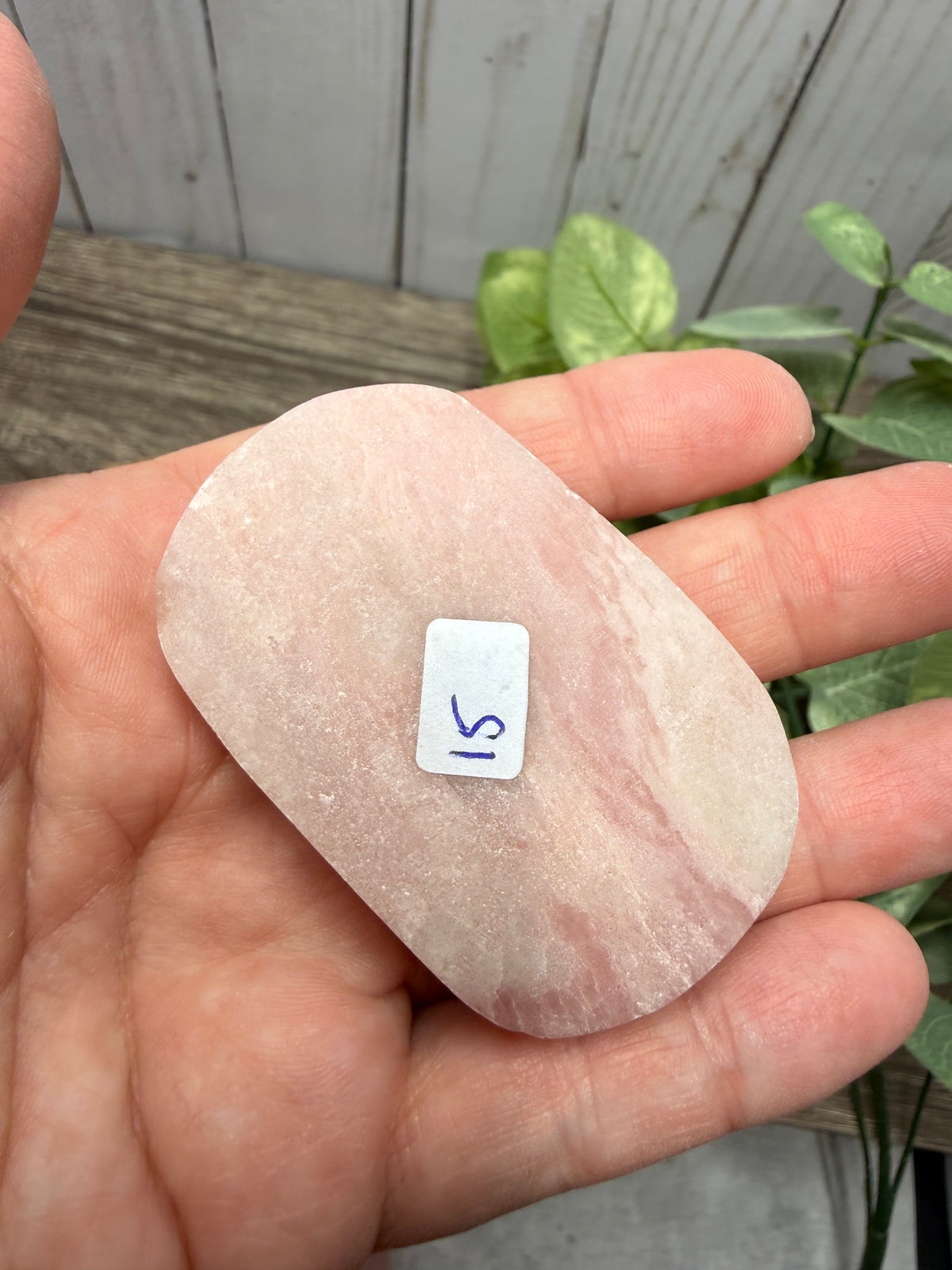 Pink Opal Palm Stones