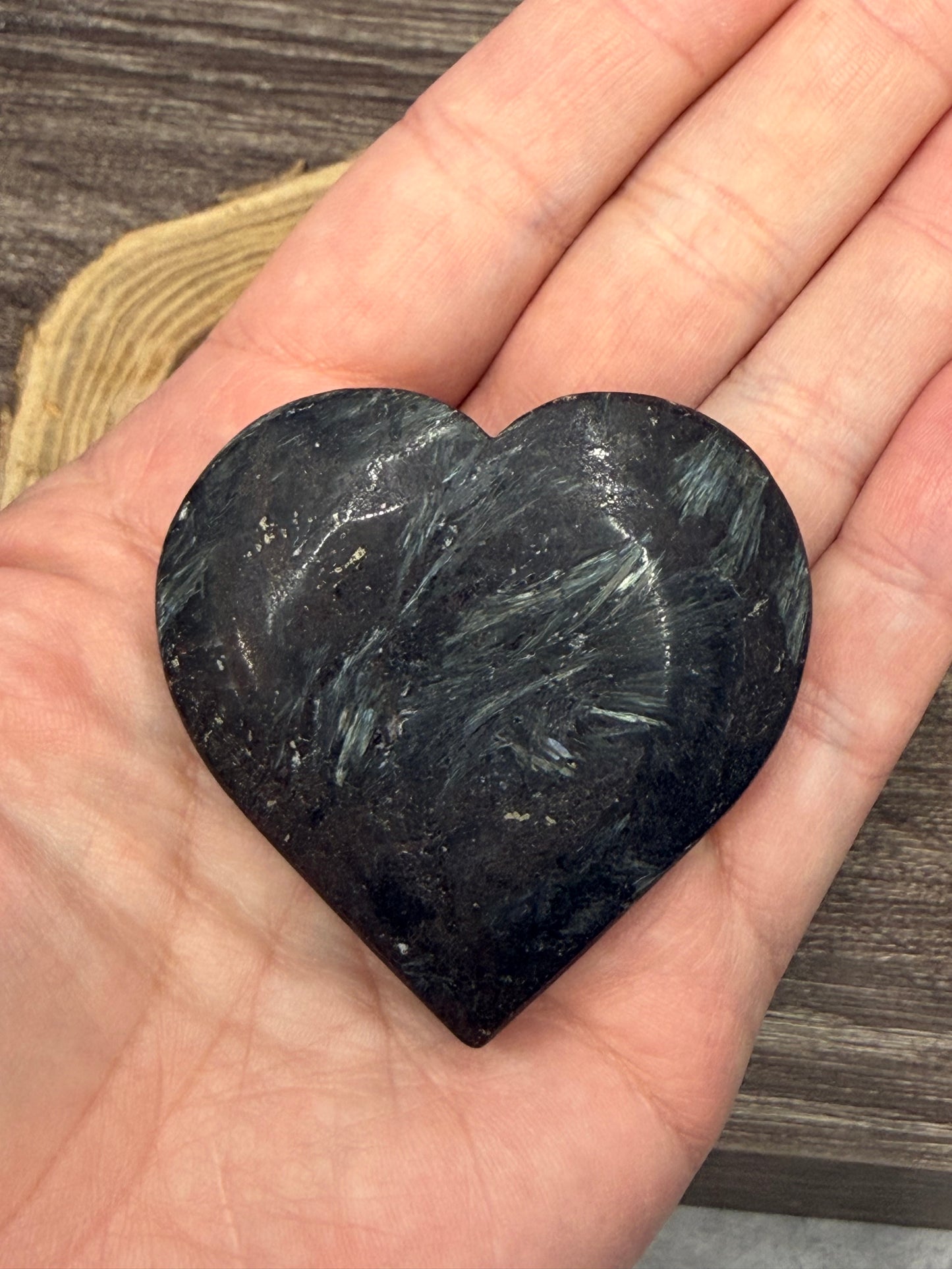 Garnet and Astrophyllite Hearts