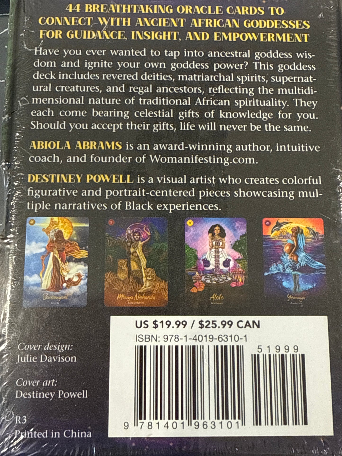 African Goddess Rising  Oracle: A 44 Card Deck and Guidebook