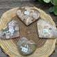 Flower Agate Hearts