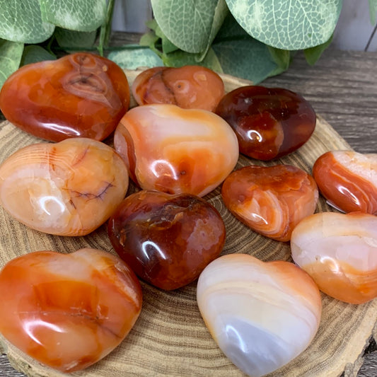 Carnelian Hearts (set 2)