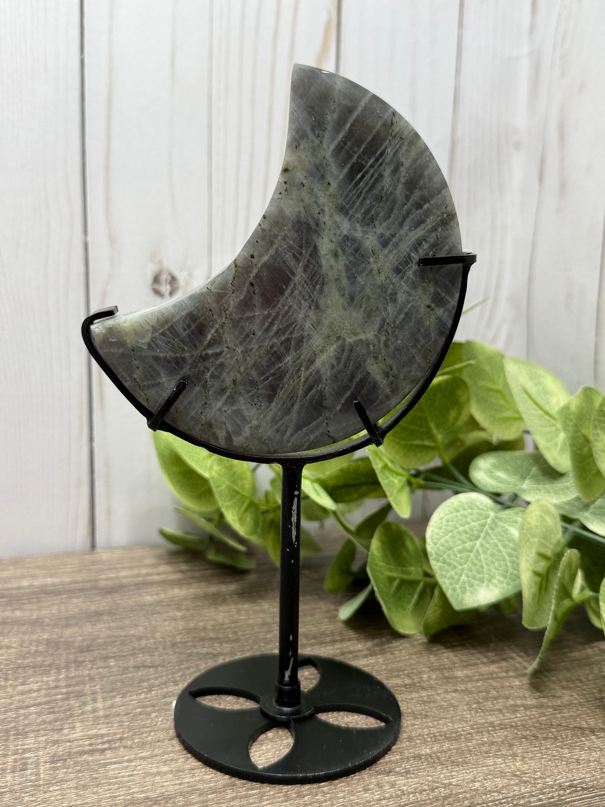 Labradorite Moons on Stands