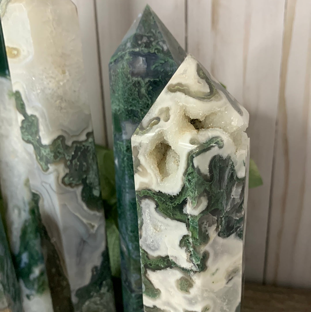 Moss Agate (XL Towers)