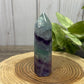 Purple and Green Fluorite Towers